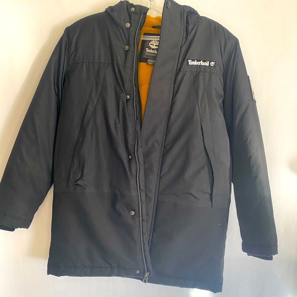 Timberland Kids Jacket Coat Size 10/12 Black Medium
